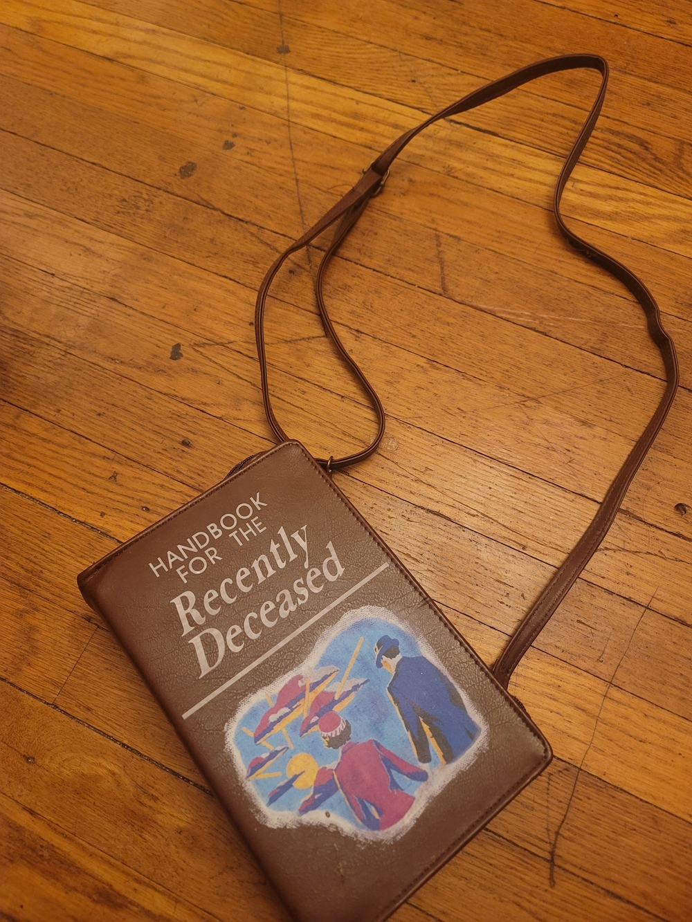 Beetlejuice 'Handbook for the Recently Deceased' Crossbody Bag